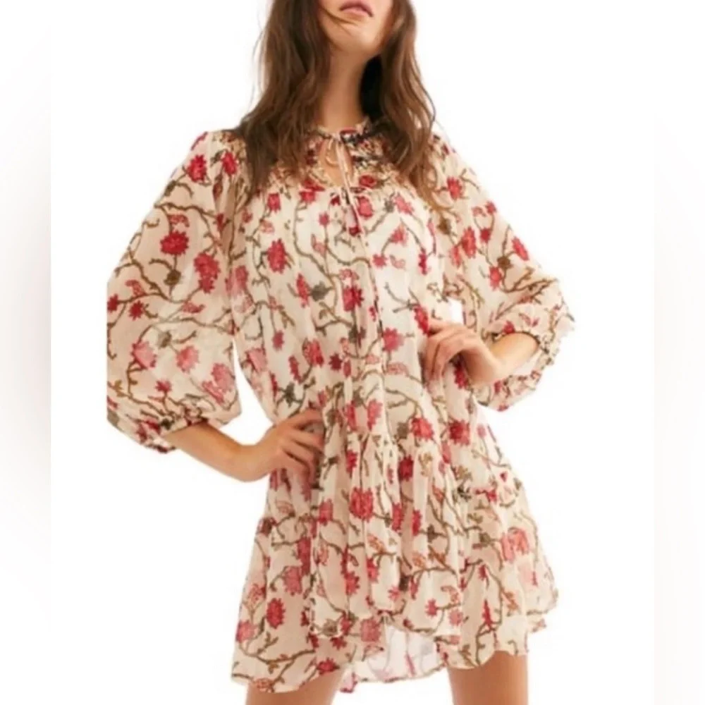 Free People Keeping Up With Kara Sheer Tunic - Picture 3 of 11